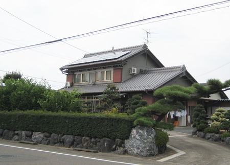 岐阜県岐阜市　サンヨー太陽光発電HIT設置