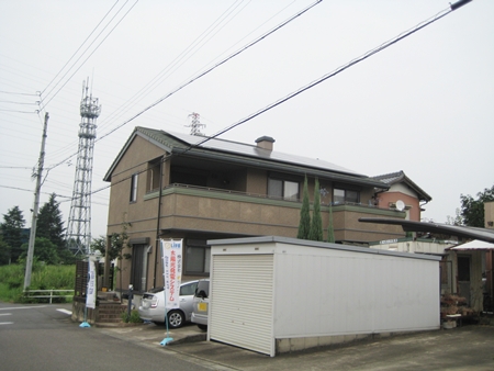 愛知県江南市　長州産業　太陽光発電HIT　設置