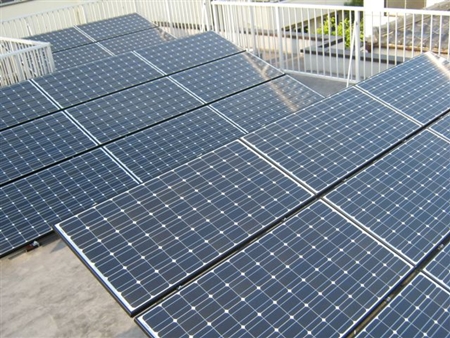 愛知県名古屋市  長州産業太陽光発電HIT　設置