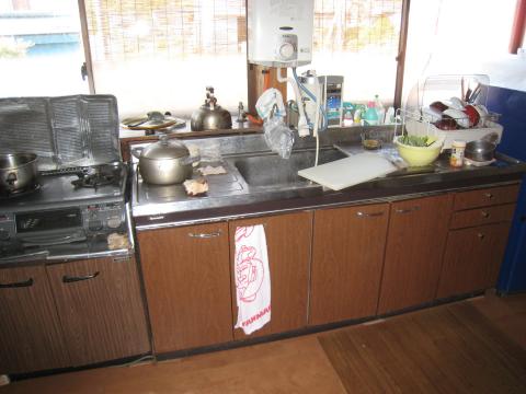 長岡市小国町K様邸キッチン入替