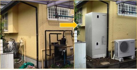 配管の整理も一緒に安心施工！！