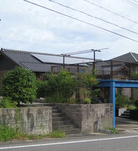 愛知県岡崎市  長州産業　太陽光発電HIT　設置