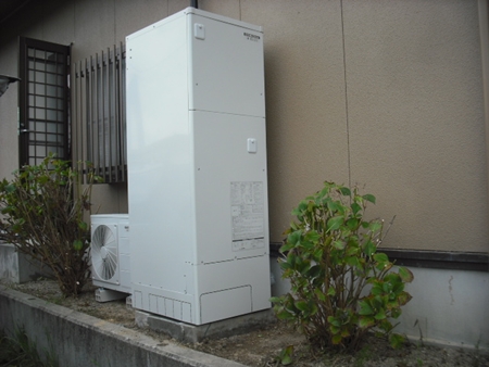 愛知県豊田市　コロナエコキュート　オール電化設置