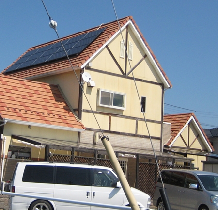 岐阜県本巣市　6.3kw　サンヨー太陽光発電HIT設置