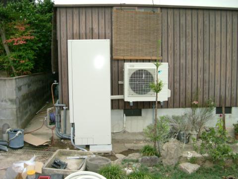 エコキュートオール電化工事　鳥取県倉吉市　Ｏ様邸