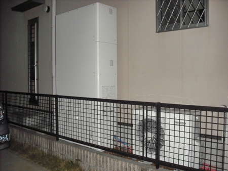 愛知県岡崎市　コロナエコキュート　オール電化設置