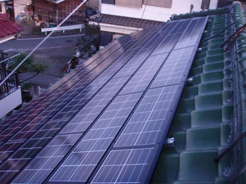 いよいよ発電開始で〜す。11月に間に合いました　!!