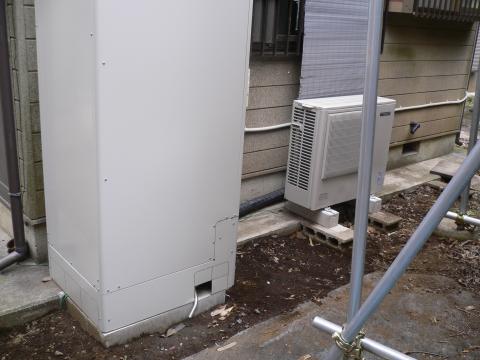 神奈川県相模原市の八木さま邸エコキュート