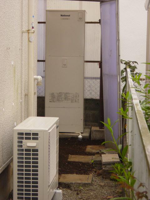 ナショナルエコキュート設置！