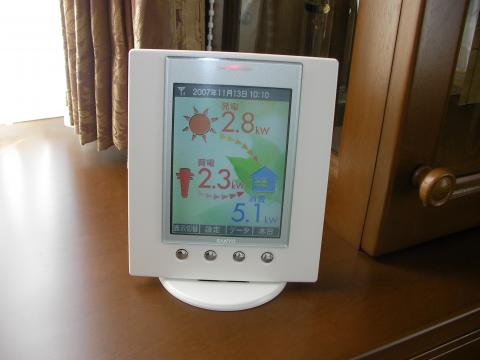 創電　小牧市　新築　太陽光発電ﾓﾆﾀｰ　O様邸　