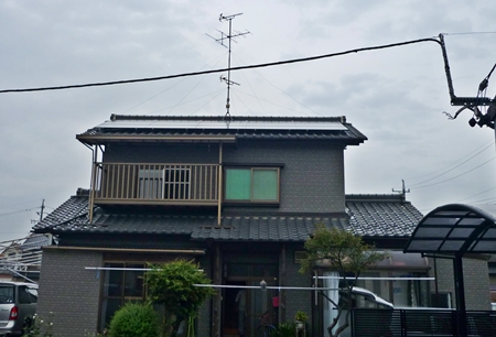 岐阜県安八郡　サンヨー太陽光発電HIT　設置