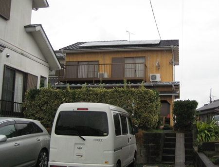 愛知県豊橋市  長州太陽光発電HIT　設置