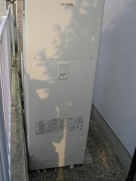 兵庫県宝塚市　H様邸　エコキュート設置工事?