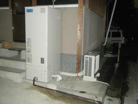 奈良県五条市T様邸　給湯器取り換え工事