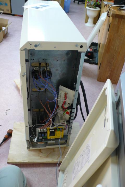 電源接続部です【蓄熱暖房器工事】【長野県長野市】オール電化・エコ電化jp【大光電気商会】