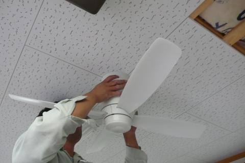 取付けます【シーリングファン工事】【長野県長野市】オール電化・エコ電化JP【大光電気商会】