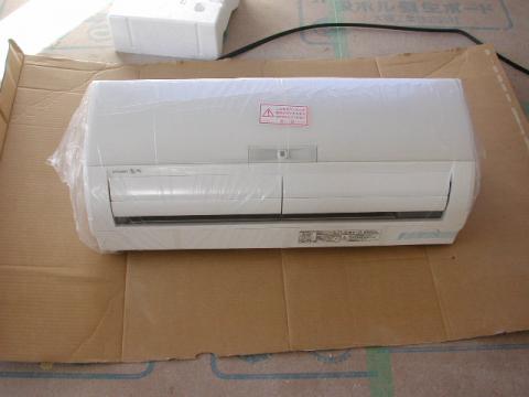 梱包を取りました【ズバ暖エアコン工事】【長野県長野市】オール電化・エコ電化JP【大光電気商会】