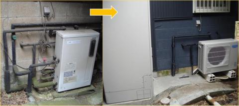 配管埋め込みで綺麗な仕上げに！！