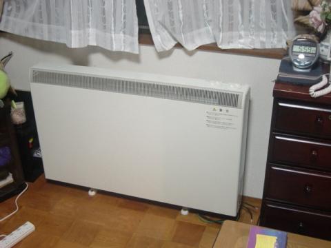 静岡県田方郡函南町柏谷蓄熱暖房器設置