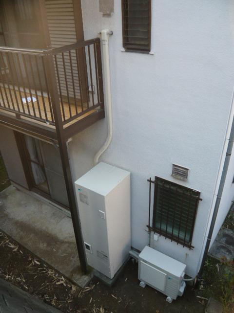 静岡県三島市初音台パワフルシャワーエコキュート設置工事