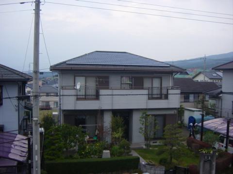 三島市佐野見晴台　京セラSAMURAI寄棟屋根設置!!