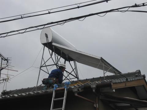 京都府宇治市　N様邸　温水ソーラー撤去工事?