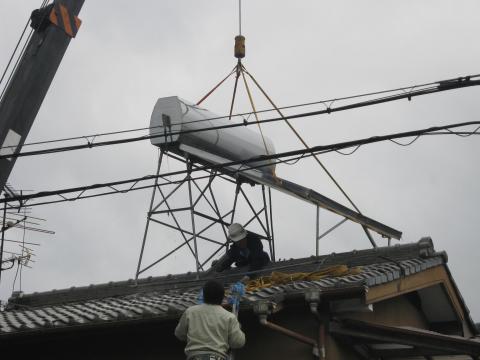 京都府宇治市　N様邸　温水ソーラー撤去工事?