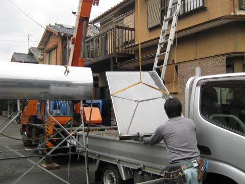 京都府宇治市　N様邸　温水ソーラー撤去工事?