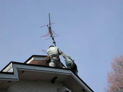雪が降る前に【テレビアンテナ工事】【長野県長野市】オール電化・エコ電化ｊｐ【大光電気商会】