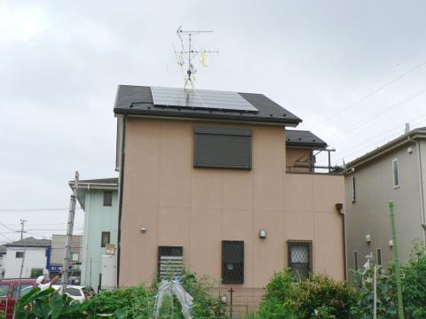 草加市Ｉ様邸　三洋太陽光発電4.20kW+オール電化工事