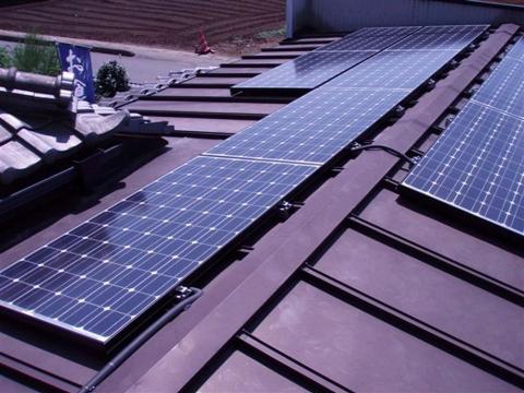 上尾市　お食事処おもや様　三洋太陽光発電2.52kW