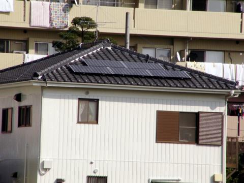 三郷市Ｅ様邸　三洋太陽光発電5.25kW