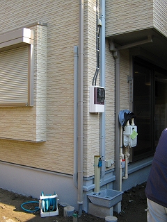 空調工事　外部化粧カバー【Ｙ様邸　東京都足立区】