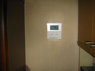 エコキュートリモコン設置状況【S様邸　川口市戸塚】