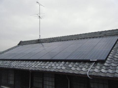 奈良県田原本町Y様邸　太陽光発電システム工事