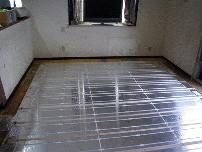 葛飾区　T様邸　床暖房設置