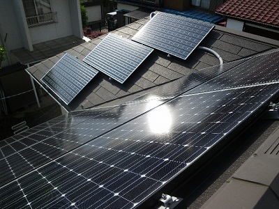 横浜市　N様邸　太陽光・オール電化施工