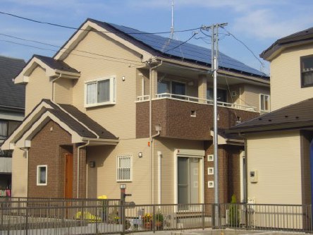 埼玉県川越市下新河岸　二ノ宮さま邸　太陽光発電システム設置工事