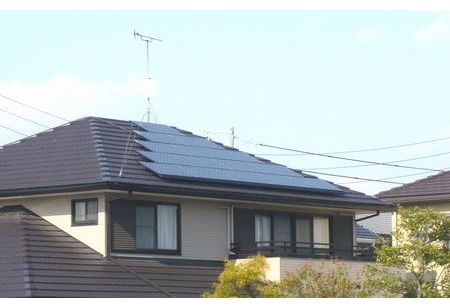 愛知県　太陽光発電システム　HIT設置