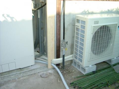 エコキュート電化工事　境港市　Ｙ様邸