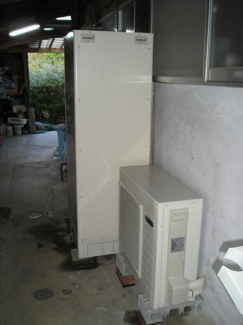 エコキュート電化工事　簸川郡　Ｏ様邸