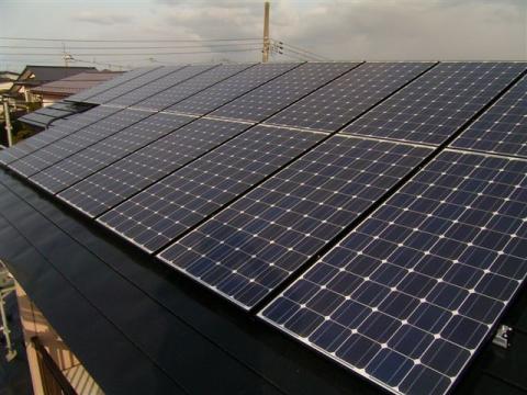 太陽光発電設置