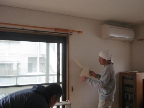 O様邸クロス貼り替え工事?