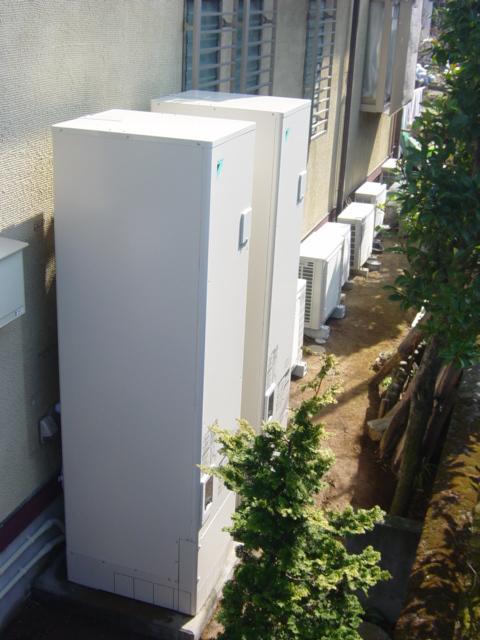 駿東郡清水町エコキュート2台設置工事