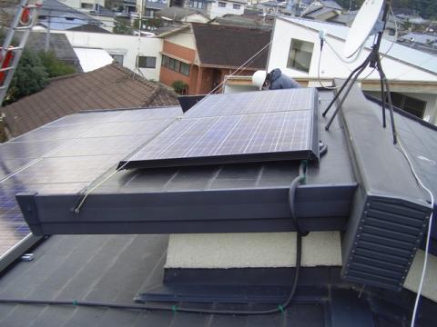 福岡県太宰府市　太陽光発電システム工事