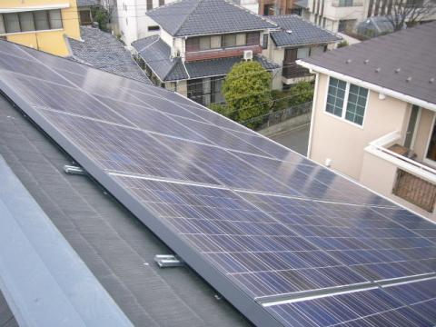 横浜市でサンビスタ3.58kw設置工事!