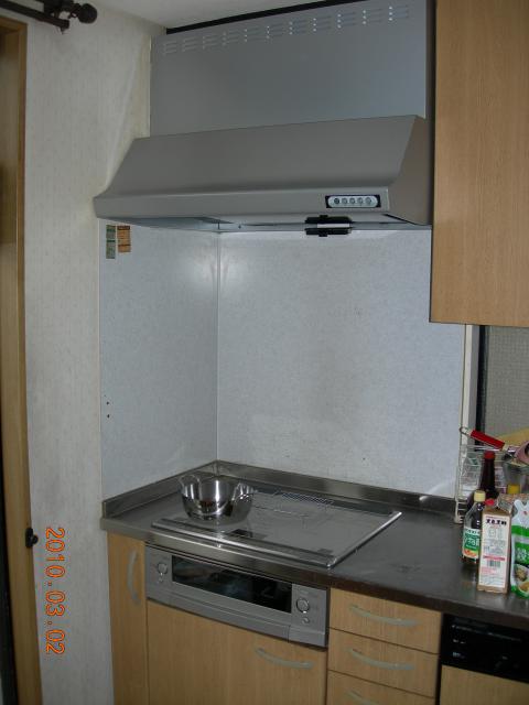 草加市Ｆ様邸　オール電化・レンジフード