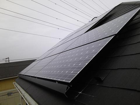 千葉県白井市Ｉ様邸《太陽光発電ｼｽﾃﾑＨＩＴ3.07kW》