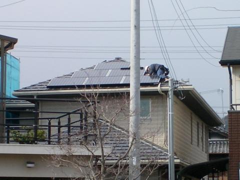 加東市　T様邸　ｻﾝﾖｰ 4.41Kw 設置