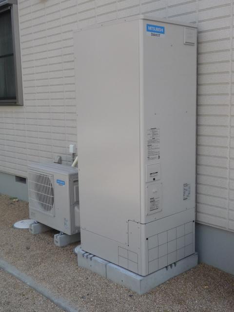 岡山県岡山市のエコキュート工事